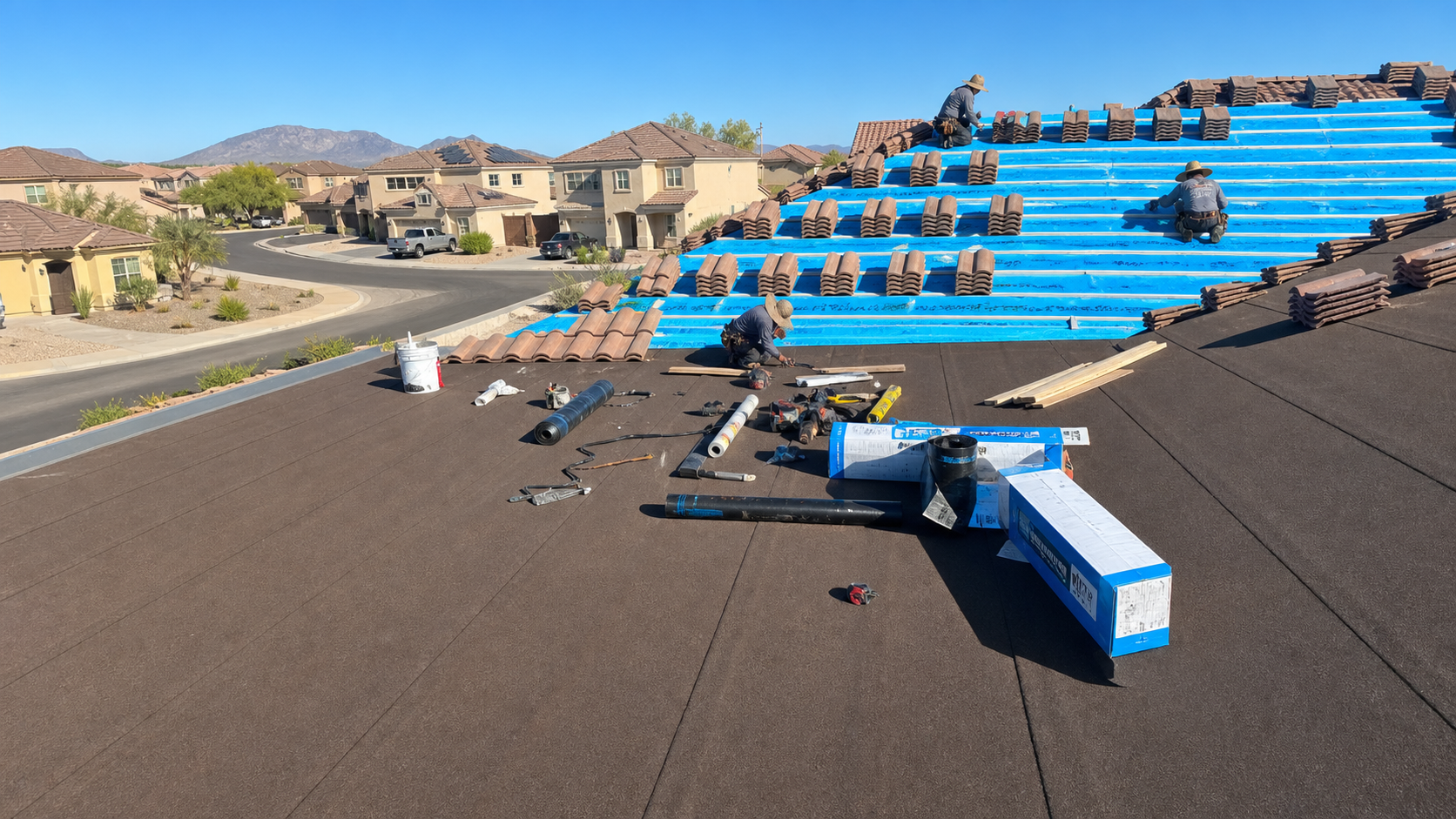 Flat Roofs by Mayer Roofing in Mayer AZ